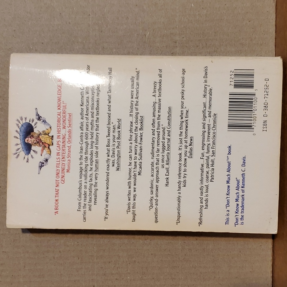 📚 Don't Know Much About History paperback book 🔎 📜 - Picture 2 of 11